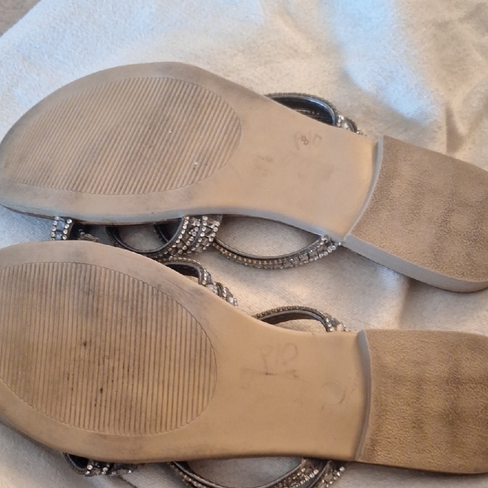MARELLA Women's Silver Strappy Sandals - Picture 6 of 6